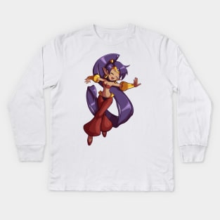 Half genie hero Kids Long Sleeve T-Shirt